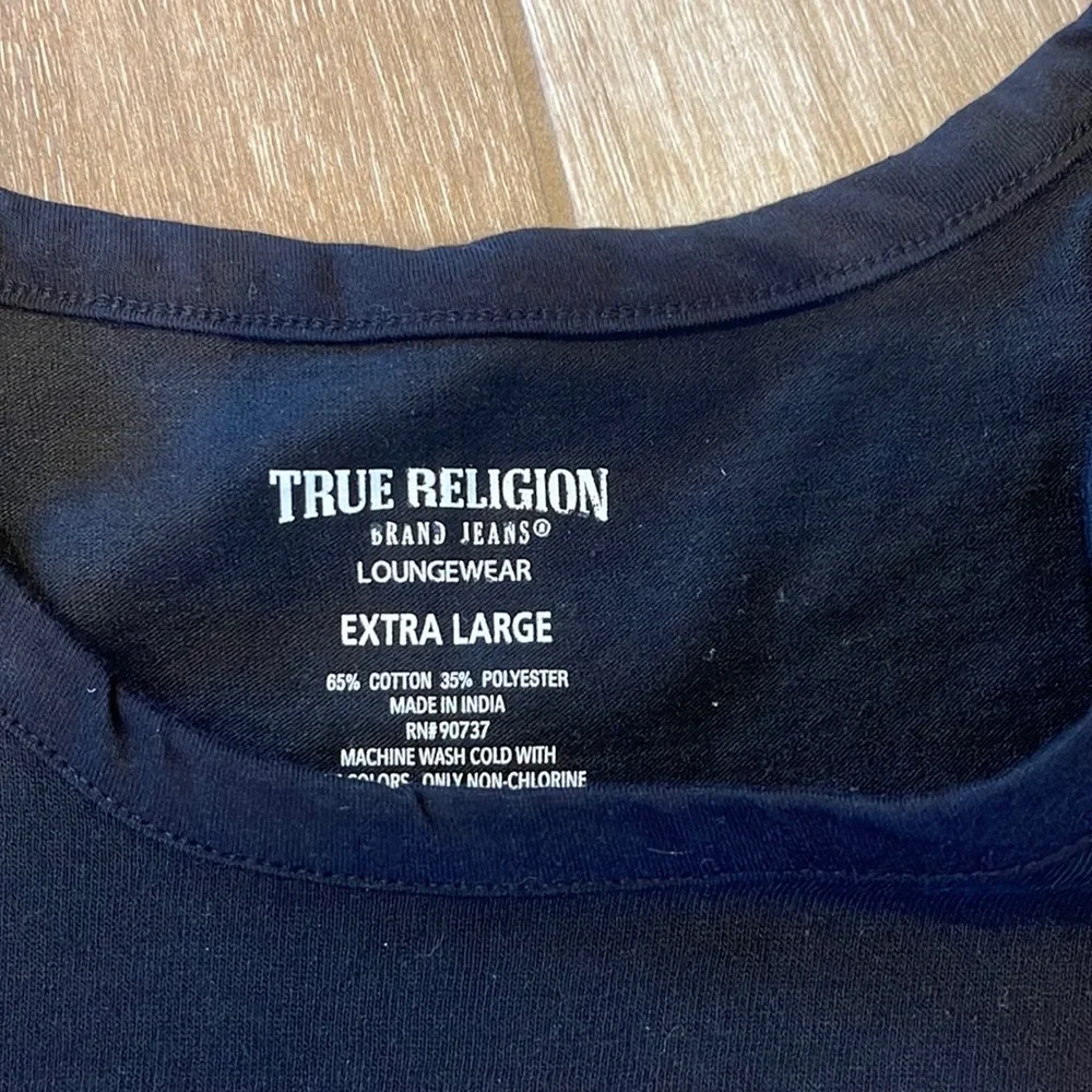 XL True Religion Sleeveless Black/Red Tank Top Size XL